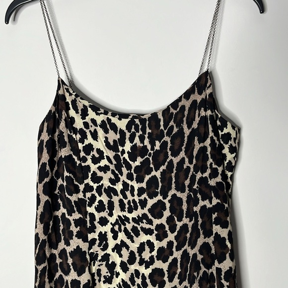 TAIGA VINTAGE Women’s Animal Print Maxi  Multi Color Midi Dress Size 10 - Picture 2 of 6